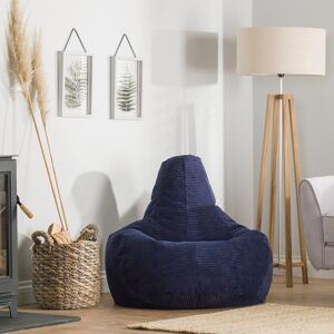 Wade Logan icon Dalton Corduroy Recliner Bean Bag Chair Navy Blue Medium Wade Logan icon Dalton Corduroy Recliner Bean Bag Chair Navy Blue Medium