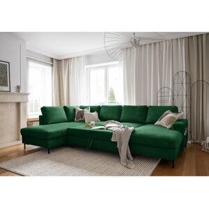 MiuForm Lofty Lilly 8 seater Corner Sofa Bed Emerald Green 84cm H X 303cm W X 197cm D MiuForm Lofty Lilly 8 seater Corner Sofa Bed Emerald Green 84cm H X 303cm W X 197cm D