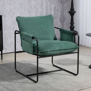 Latitude Run 76cm Wide Tufted Chenille Slipcovered Armchair Green 81cm H X 76cm W X 68cm D Latitude Run 76cm Wide Tufted Chenille Slipcovered Armchair Green 81cm H X 76cm W X 68cm D