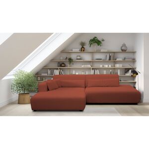 Metro 2 - Piece Upholstered Corner Sectional Orange 77cm H X 288cm W X 179cm D Metro 2 - Piece Upholstered Corner Sectional Orange 77cm H X 288cm W X 179cm D