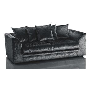 Canora Grey Stowers 3 Seater Sofa Black 78cm H X 190cm W X 85cm D Canora Grey Stowers 3 Seater Sofa Black 78cm H X 190cm W X 85cm D