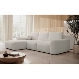 Latitude Run Carnos L-shaped Sofa Bed with Ball Cushion Cream 82cm H X 264cm W X 162cm D Latitude Run Carnos L-shaped Sofa Bed with Ball Cushion Cream 82cm H X 264cm W X 162cm D
