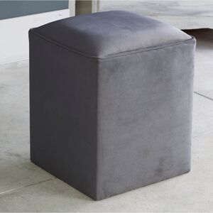 Canora Grey Henton 40Cm Wide Velvet Square Pouffe Ottoman Grey 52cm H X 40cm W X 40cm D Canora Grey Henton 40Cm Wide Velvet Square Pouffe Ottoman Grey 52cm H X 40cm W X 40cm D