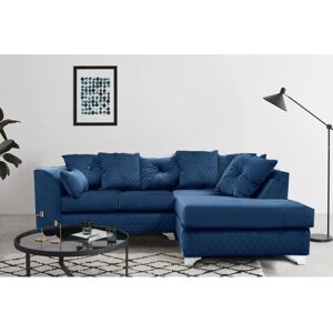Canora Grey Stpeter Corner Sofa Blue 80cm H X 212cm W X 164cm D Canora Grey Stpeter Corner Sofa Blue 80cm H X 212cm W X 164cm D