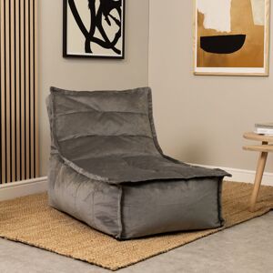 Brayden Studio Icon Glenys Velvet Lounger Bean Bag Chair Charcoal Grey Large Brayden Studio Icon Glenys Velvet Lounger Bean Bag Chair Charcoal Grey Large