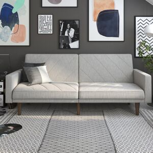 Hykkon Kermit 3 Seater Clic Clac Sofa Bed Light Grey 199.4cm W X 85cm D Hykkon Kermit 3 Seater Clic Clac Sofa Bed Light Grey 199.4cm W X 85cm D