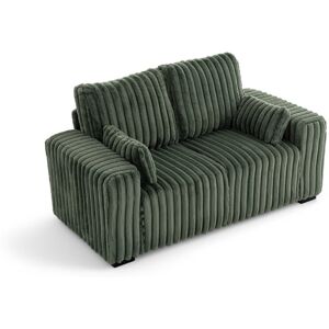 Fairmont Park Jumbo Cord Upholstered Sofa Green 83cm H X 162cm W X 82cm D Fairmont Park Jumbo Cord Upholstered Sofa Green 83cm H X 162cm W X 82cm D