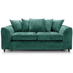Latitude Run Monaco Chenille Scatter Back Sofa Teal 3/80 H x 190 W x 85 D cm Latitude Run Monaco Chenille Scatter Back Sofa Teal 3/80 H x 190 W x 85 D cm