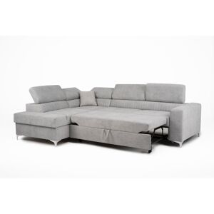 Brayden Studio Lauren Corner Sofa Bed Silver 95cm H X 269cm W X 198cm D Brayden Studio Lauren Corner Sofa Bed Silver 95cm H X 269cm W X 198cm D