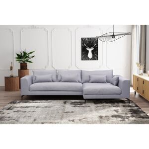 Ivy Bronx Cahoe Reversible Corner Sofa Chaise Light Grey 85cm H X 313cm W X 172cm D Ivy Bronx Cahoe Reversible Corner Sofa Chaise Light Grey 85cm H X 313cm W X 172cm D