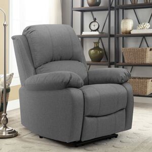 17 Stories Lafay Fabric Reclining Chair Light Grey 106cm H X 82cm W X 95cm D 17 Stories Lafay Fabric Reclining Chair Light Grey 106cm H X 82cm W X 95cm D