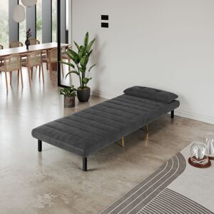 Fairmont Park Taysia 79Cm Armless Sofa Bed Grey 79cm H X 79cm W X 81cm D Fairmont Park Taysia 79Cm Armless Sofa Bed Grey 79cm H X 79cm W X 81cm D