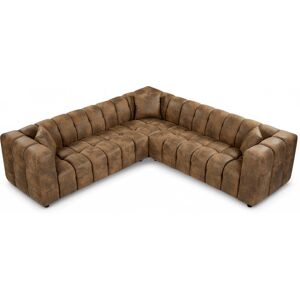 Brayden Studio Upholstered Corner Sectional Brown 70cm H X 256cm W X 256cm D Brayden Studio Upholstered Corner Sectional Brown 70cm H X 256cm W X 256cm D