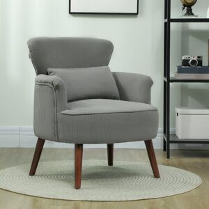 George Oliver Brooktrails 69cm Wide Tufted Armchair Grey 78cm H X 69cm W X 69.5cm D George Oliver Brooktrails 69cm Wide Tufted Armchair Grey 78cm H X 69cm W X 69.5cm D