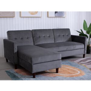 Etta Avenue Campos Reversible Corner Sofa Grey 82cm H X 213cm W X 84cm D Etta Avenue Campos Reversible Corner Sofa Grey 82cm H X 213cm W X 84cm D