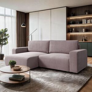 17 Stories 9 - Piece Upholstered Corner Sectional Pink 83cm H X 247cm W X 143cm D 17 Stories 9 - Piece Upholstered Corner Sectional Pink 83cm H X 247cm W X 143cm D