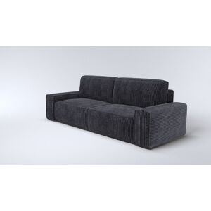 Latitude Run Candee 251Cm Square Arm Sofa Bed Black 88cm H X 251cm W X 96cm D Latitude Run Candee 251Cm Square Arm Sofa Bed Black 88cm H X 251cm W X 96cm D