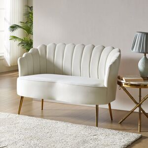 Blue Elephant Hendrix 2 Seater Loveseat Ivory 89cm H X 127.5cm W X 68.6cm D Blue Elephant Hendrix 2 Seater Loveseat Ivory 89cm H X 127.5cm W X 68.6cm D