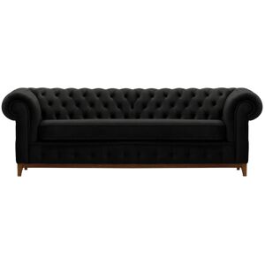 Marlow Home Co. Fritch 3 Seater Chesterfield Sofa Brown/Black 78cm H x 190cm W x 92cm D Marlow Home Co. Fritch 3 Seater Chesterfield Sofa Brown/Black 78cm H x 190cm W x 92cm D