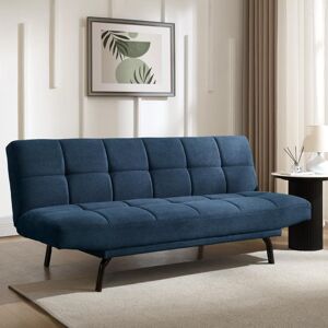 George Oliver Chapelle Burnt Orange Linen Sofa Bed Blue 82cm H X 185cm W X 92cm D George Oliver Chapelle Burnt Orange Linen Sofa Bed Blue 82cm H X 185cm W X 92cm D