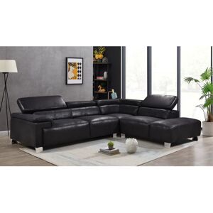 Ebern Designs Kulveer Reclining Corner Sofa Black 93cm H X 265cm W X 211cm D Ebern Designs Kulveer Reclining Corner Sofa Black 93cm H X 265cm W X 211cm D