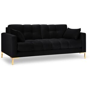 Fairmont Park Francisca 152Cm Square Arm Sofa Gold/Black 75cm H X 152cm W X 92cm D Fairmont Park Francisca 152Cm Square Arm Sofa Gold/Black 75cm H X 152cm W X 92cm D