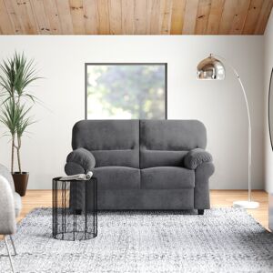 Wade Logan Abydos 2 Seater Sofa Graphites 91cm H X 145cm W X 90cm D Wade Logan Abydos 2 Seater Sofa Graphites 91cm H X 145cm W X 90cm D