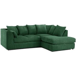 Latitude Run Ananshi 4 Seater Corduroy Corner Sectional Green 80cm H X 212cm W X 165cm D Latitude Run Ananshi 4 Seater Corduroy Corner Sectional Green 80cm H X 212cm W X 165cm D