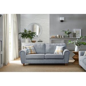 Brayden Studio Vivo 3 Seater Round Arm Sofa Blue 86cm H X 192cm W X 82cm D Brayden Studio Vivo 3 Seater Round Arm Sofa Blue 86cm H X 192cm W X 82cm D
