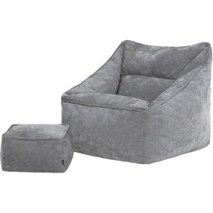 Isabelle & Max Icon Natural Armchair And Amara Footstool Grey/Chenille 79.76cm H X 100cm W X 88cm D Isabelle & Max Icon Natural Armchair And Amara Footstool Grey/Chenille 79.76cm H X 100cm W X 88cm D
