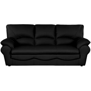 17 Stories Heppman Genuine Leather 3 Seater Fold out Sofa Bed Black 92cm H X 205cm W X 85cm D 17 Stories Heppman Genuine Leather 3 Seater Fold out Sofa Bed Black 92cm H X 205cm W X 85cm D