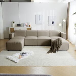 17 Stories Ahmiah 6 - Piece Living Room Set Taupe 90cm H X 280cm W X 66cm D 17 Stories Ahmiah 6 - Piece Living Room Set Taupe 90cm H X 280cm W X 66cm D
