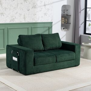 Fairmont Park 176cm Convertible Sofa Bed 2 Seater Loveseat Sofa No Assembly Required Green 87cm H X 176cm W X 99cm D Fairmont Park 176cm Convertible Sofa Bed 2 Seater Loveseat Sofa No Assembly Required Green 87cm H X 176cm W X 99cm D