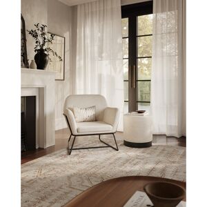 Fairmont Park Kolby Armchair Ivory/Black 77cm H X 76cm W X 72cm D Fairmont Park Kolby Armchair Ivory/Black 77cm H X 76cm W X 72cm D