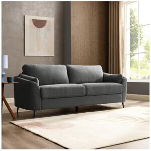 George Oliver Olivos Upholstered Sofa Dark Grey 85 cm H x 201 cm W x 88 cm D/3 George Oliver Olivos Upholstered Sofa Dark Grey 85 cm H x 201 cm W x 88 cm D/3
