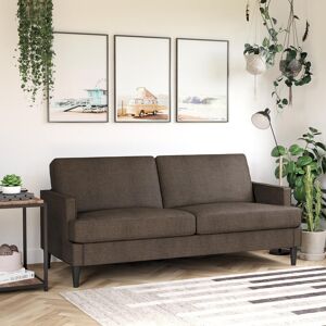 Latitude Run Aklima 181.6Cm Linen Square Arm Sofa Grey 181.6cm W Latitude Run Aklima 181.6Cm Linen Square Arm Sofa Grey 181.6cm W