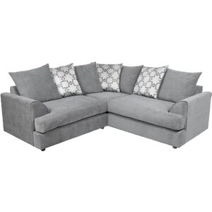 Ebern Designs Floriberto 5 Seater Standard Corner Sofa with Ottoman Grey Polyester 79cm H X 200cm W X 200cm D Ebern Designs Floriberto 5 Seater Standard Corner Sofa with Ottoman Grey Polyester 79cm H X 200cm W X 200cm D