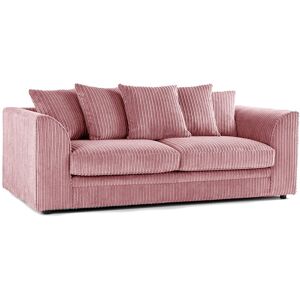 Latitude Run Luxor 3 Seater Full Back Sofa Pink 80cm H X 190cm W X 85cm D Latitude Run Luxor 3 Seater Full Back Sofa Pink 80cm H X 190cm W X 85cm D