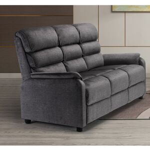 Rosalind Wheeler Blanche 3 Seater Sofa Grey 108cm H X 185cm W X 90cm D Rosalind Wheeler Blanche 3 Seater Sofa Grey 108cm H X 185cm W X 90cm D