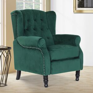 Three Posts Doylestown Manual Recliner Emerald Green 104cm H X 78cm W X 88cm D Three Posts Doylestown Manual Recliner Emerald Green 104cm H X 78cm W X 88cm D