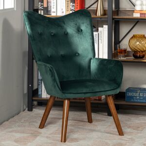 Corrigan Studio Hollowayville 61cm Wide Tufted Velvet Armchair Green 91.5cm H X 61cm W X 69cm D Corrigan Studio Hollowayville 61cm Wide Tufted Velvet Armchair Green 91.5cm H X 61cm W X 69cm D