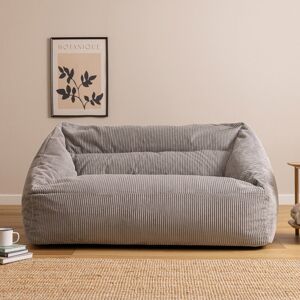 Bean Bag Bazaar Cecilia Jumbo Cord Giant Bean Bag Sofa Grey Large Bean Bag Bazaar Cecilia Jumbo Cord Giant Bean Bag Sofa Grey Large