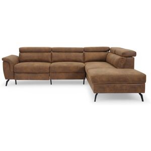 Metro Dequita Corner Sectional Brown 87cm H X 271cm W X 216cm D Metro Dequita Corner Sectional Brown 87cm H X 271cm W X 216cm D