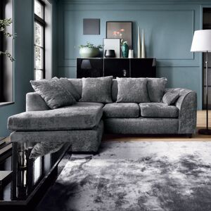 ClassicLiving Hartl Corner Sofa Dark Grey 80cm H X 212cm W X 164cm D ClassicLiving Hartl Corner Sofa Dark Grey 80cm H X 212cm W X 164cm D