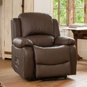 Marlow Home Co. Marisela Faux Leather Manual Recliner Brown 103cm H X 92cm W X 99cm D Marlow Home Co. Marisela Faux Leather Manual Recliner Brown 103cm H X 92cm W X 99cm D