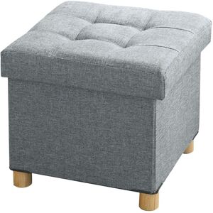 Latitude Run 38cm Wide Solid Colour Footstool Ottoman Grey 40cm H X 38cm W X 38cm D Latitude Run 38cm Wide Solid Colour Footstool Ottoman Grey 40cm H X 38cm W X 38cm D