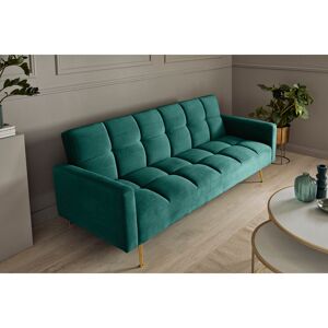 Mercury Shiflet 3 Seater Manual Reclining Velvet Sofa Bed Green 84cm H X 213cm W X 84cm D Mercury Shiflet 3 Seater Manual Reclining Velvet Sofa Bed Green 84cm H X 213cm W X 84cm D