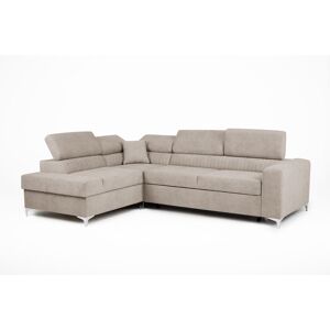 Brayden Studio Lauren Corner Sofa Bed Mink 95cm H X 269cm W X 198cm D Brayden Studio Lauren Corner Sofa Bed Mink 95cm H X 269cm W X 198cm D