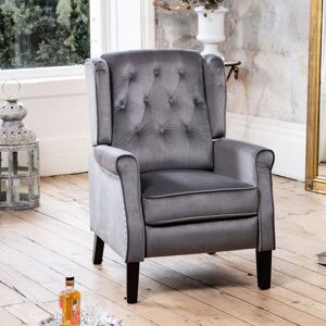Rosdorf Park Ailith 70 Wide Recliner Grey 100cm H X 70cm W X 83cm D Rosdorf Park Ailith 70 Wide Recliner Grey 100cm H X 70cm W X 83cm D