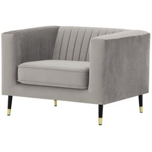 Fairmont Park Clevenger 102Cm Wide Tufted Velvet Armchair Light Grey 74cm H X 102cm W X 83cm D Fairmont Park Clevenger 102Cm Wide Tufted Velvet Armchair Light Grey 74cm H X 102cm W X 83cm D